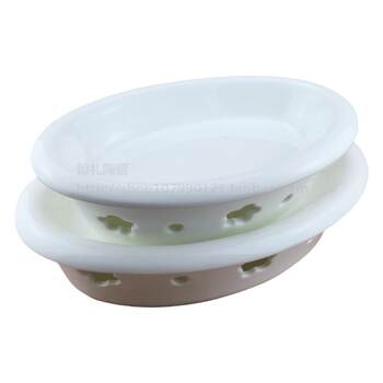 Ceramic catering can be heated and insulated soup tray