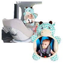 Stroller toy pendant car soothing 0-1 years old 3 rear view mirror safety seat baby coaxing rattle 6
