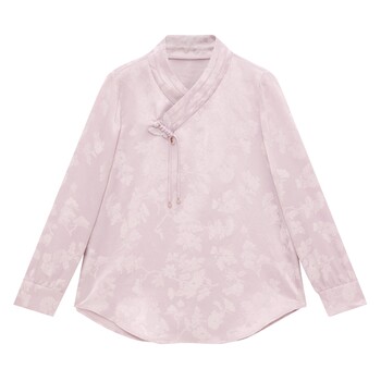 Oriental Selection New Chinese Style Butterfly Leaf Yao Shirt Tops Women's National Style Han Dynasty Early Autumn Wear Autumn Clothes