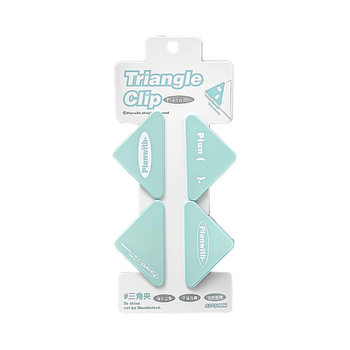 Triangular test paper folder anti-roll edge