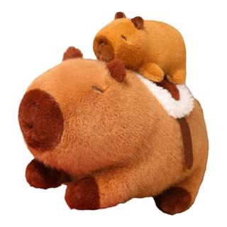 Genuine capibala doll capybara doll as a birthday gift for boyfriend, girlfriend, children's plush toy pillow