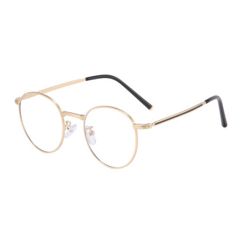 Myopia glasses for women can be equipped with prescription anti-blue light, anti-radiation, plain makeup artifact ins style small round face eye frame flat light