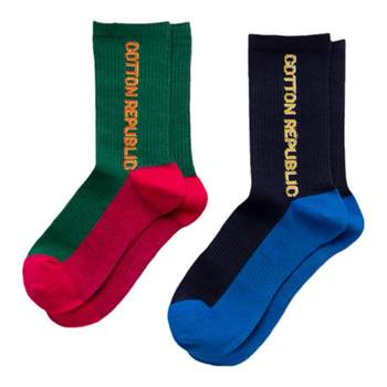 Cotton Republic Couple Style Couple Socks Mid-Tube Valentine's Day Gifts for Men and Women Jacquard Fashion Socks Cotton