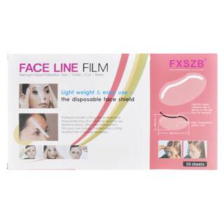 Special transparent perm and dyed forehead and face bangs stickers