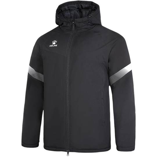 KELME卡尔美运动棉衣成人儿童足球训练服连帽短款防风保暖棉服 厚
