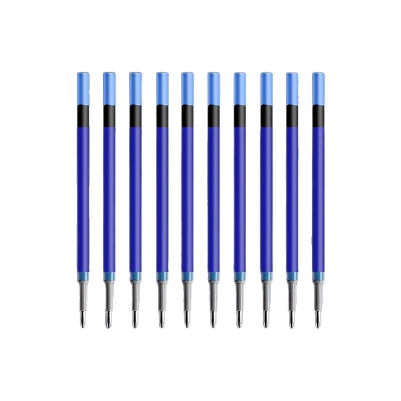 Special push-button erasable refill for primary school students, gel pen crystal blue hot erasable magic friction refill for grades 3-5