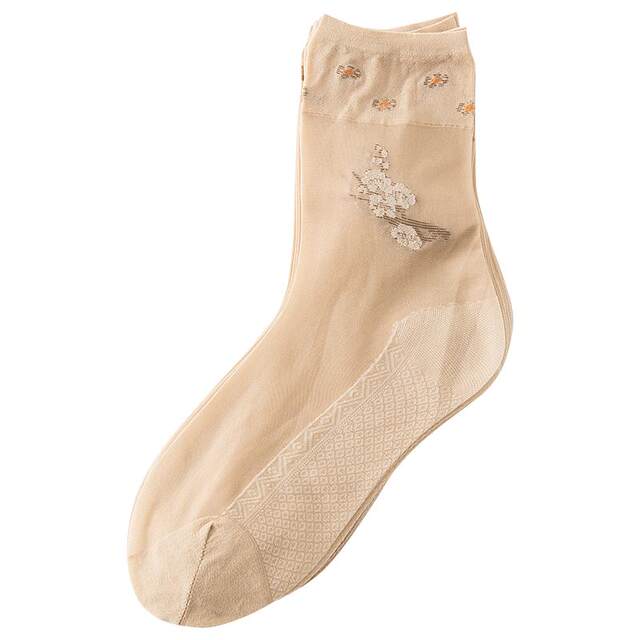 Women's short and thin stockings for middle socks
