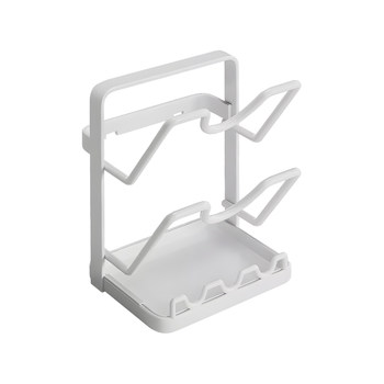 Vertical pot lid rack kitchen pot lid storage