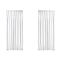 Quanyou whole house custom-made gauze curtains without punching and installing light-impermeable balcony living room light-shielding bay window window screen white gauze