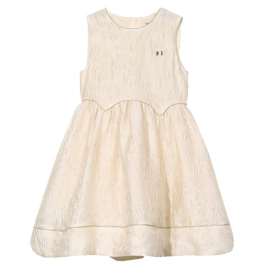 IVY HOUSE常春藤童装女童春季华丽提花无袖公主裙礼服连衣裙外套