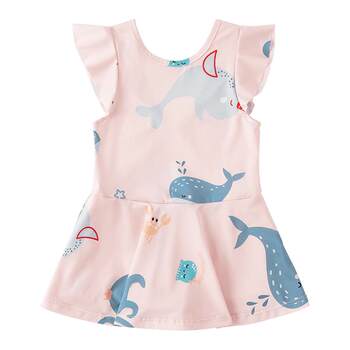 Girls' Swimsuit Baby Summer Beach Clothes Sweet Toddler One-Piece Swimsuit Summer Fashion Children's Swimwear Girl