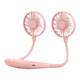 Lazy neck hanging fan usb small portable rechargeable
