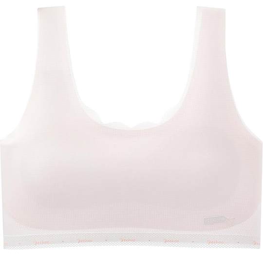 英氏儿童内衣发育期小学生女童无痕背心一二三阶段夏薄款少女文胸