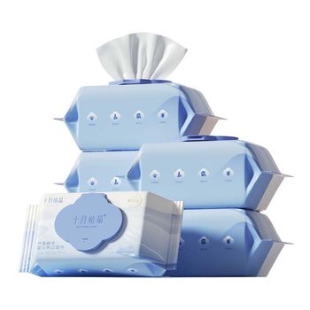 October crystal baby hand and mouth wipes thickened 80 pumps