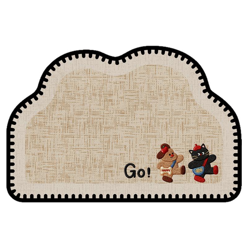 Bathroom floor mat diatom mud toilet non-slip absorbent foot mat