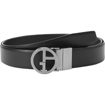 (Self-operated) Giorgio Armani Mens Cuttable Plate Buckle Belt Belt Y2S453 YSR3X