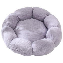 Internet-Famous Cat and Dog House, Small Dog Winter Warm House, Semi-Enclosed Cat and Dog Nest, Pet House Suitable for All Seasons