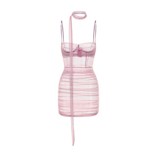 Ce soir et soir pyjama sexy pour femme, haut de gamme pur désir, fine maille transparente, petits seins, chemise de nuit sexy à bretelles qqny