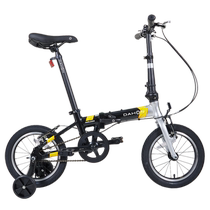 dahon Dahong childrens bicycle boys and girls medium-sized baby folding single-speed stroller 4-13 years old KAA411