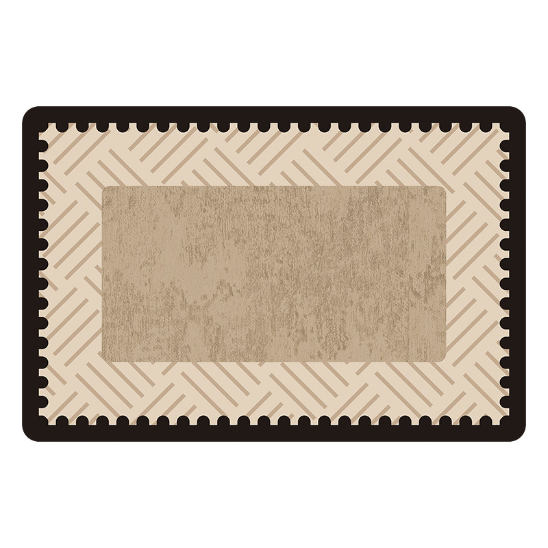 French high-end bathroom absorbent floor mats thickened floor mats