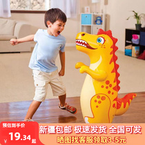 Xinjiang Tibet large inflatable dinosaur tumbler childrens cartoon toy educational childrens male and female large