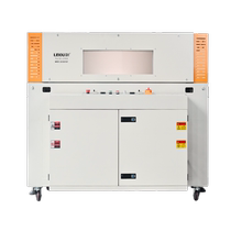 Leo fully automatic heat shrinkable film packaging machine outer packaging thermoplastic sealing machine disposable tableware mineral water packaging machine POF PVC wrapping machine