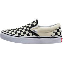 Vans ເກີບກະເປົ໋າກະເປົ໋າສະລິບ-On ສີດໍາ ແລະສີຂາວແບບຄລາສສິກຢ່າງເປັນທາງການ