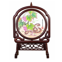Auspicious boy snake baby birth gift customized zodiac fetal hair embroidered infant souvenir snake Lin Yaotai 2013
