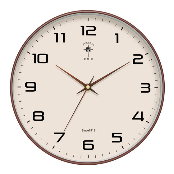 Polaris clock wall clock living room 2026 new clock living room wall hanging watch silent big brand official flagship store