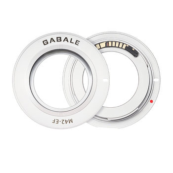 Gabale Is Suitable for M42 to Canon Ef Dslr Eos M42 to Ef Smart Chip Adapter Ring M42-Ef