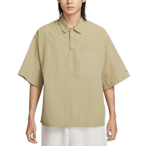 Nike Nike Tech mens short-sleeved sunscreen and water-repellent woven top loose lapel POLO shirt FZ0705-276