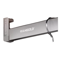 Higold wardrobe clothes rail anti-slip aluminum alloy cabinet clothes hanging cross bar punched top side dual-use fixed hardware accessories