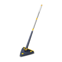 Edo triangle mop hands-free ceiling dusting window cleaning tool one mop lazy spin