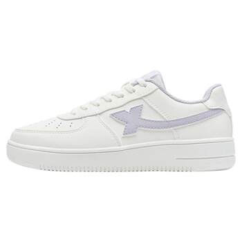 Xtep white shoes for women, fall couples, versatile casual shoes, men's shoes, air force one thick-soled sneakers, sneakers