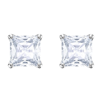 (Self-operated) Swarovski ATTRACT square womens earrings European and American crystal earrings