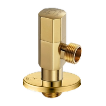 Diving boat Tuiao golden angle valve copper water-stop valve water heater toilet explosion-proof thickened hot and cold water valve