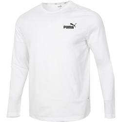 Puma Puma sweatshirt ຜູ້ຊາຍ summer ໃຫມ່ 2024 ເສື້ອທີເຊີດແຂນຍາວບາງໆກິລາ pullover ສີຂາວ 845924