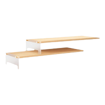 Desktop computer elevated acrylic monitor stand office workstation desktop storage rack notebook storage rack