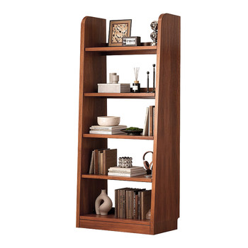 Anjuke solid wood corner bookshelf reshapes blank corners