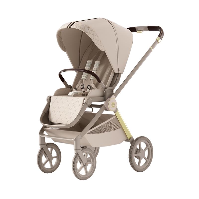 Hagaday Hakada baby stroller Miaoling newborn baby two-way high view sleeping basket lightweight stroller