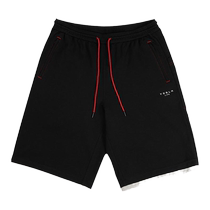 Tesla Tesla mens casual knitted shorts casual and comfortable gray foreign aid contrasting color fashionable and versatile for commuting
