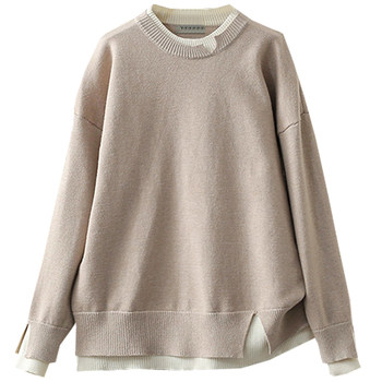 Autumn and winter large size 200jin jin equals 0.5kg round neck knitted sweater