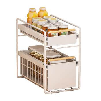 Minimalist kitchen sink storage