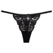 European and American sexy lace thong womens embroidered French romantic pure lust temptation seamless underwear sweet and thin T-back