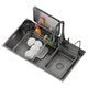 Multifunctional Japanese style sink large single bowl 304 stainless steel