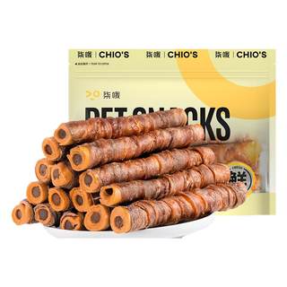 柒哦狗狗鸭肉缠牛皮磨牙棒风干牛皮卷夹心洁牙棒鸡肉干宠物狗零食