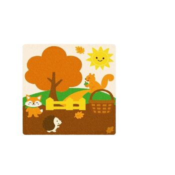 Felt board busy board baby toy fruit cut
