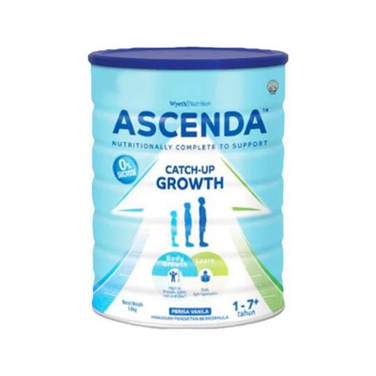 【自营】惠氏Ascenda火箭罐新加坡进口青少年儿童成长奶粉1600g