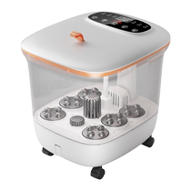 Foot bath bucket constant temperature heating household fully automatic electric massage foot bath artifact high and deep calf foot bath 2974