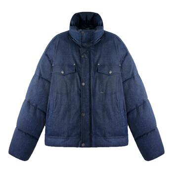 Bjhg imitation ແບບຊະຊາຍ denim ຝ້າຍ jacket ຜູ້ຊາຍໃຫມ່ 2026 ເຄື່ອງນຸ່ງລະດູຫນາວ trendy jacket jacket jacket ເຄື່ອງນຸ່ງຫົ່ມປ້ອງກັນເຢັນສໍາລັບແມ່ຍິງ
